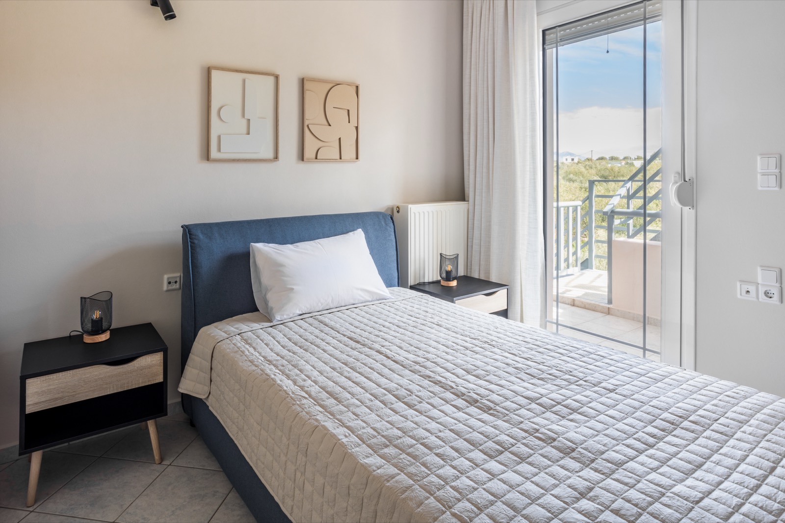Second bedroom, with balcony access